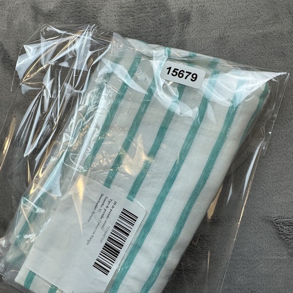 Bonobos Shirt Mens XL White Green Striped Crewneck Casual Short Sleeve Tee - Picture 5 of 6